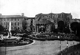 Celebrazione presso la basilica di Santa Maria degli Angeli