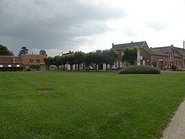 The church square in Rémérangles