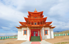 Atsaysky datsan (Buddhist monastery) in Buryatia.