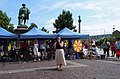 Public events of all types and sizes take place on Schlossplatz.