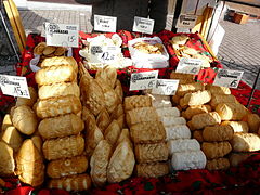 Traditional oscypek cheese