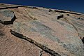 Exfoliation of weathering rocks in Texas, USA.