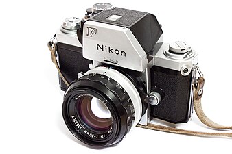 Nikon F with Photomic FTn metering finder