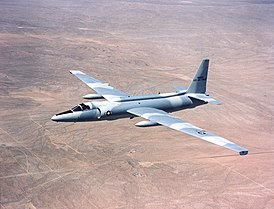 Lockheed U-2C в серой камуфляжной окраске «Sabre», 1975 год.