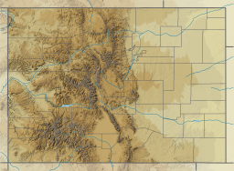 Location of Sprague Lake in Colorado, USA.