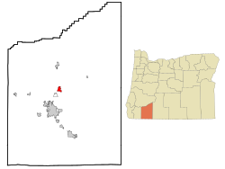 Location in Oregon