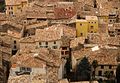 Tiled roofs in a village (Moustiers-Sainte-Marie)