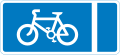 With flow cycle lane