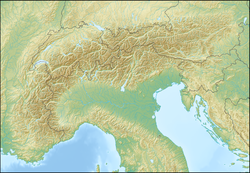 1570 Ferrara earthquake is located in Alps