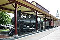 Boston and Maine #494 on display at White River Junction station.