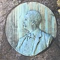 John Boyle O'Reilly Tombstone Plaque Close-up Holyhood Cemetery Brookline Massachusetts USA