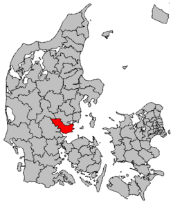 Location in Denmark