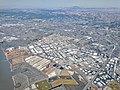 Industrial areas on west side of city