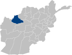 Vị trí trong Afghanistan