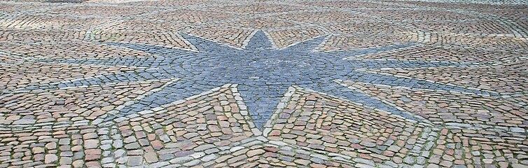 The star that indicates the geographical centre of Brussels