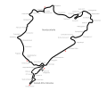 Gesamtstrecke mit Formel-1 Schikane 1995–2001