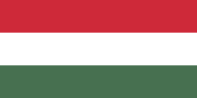Flag of Hungary (horizontal tricolour triband)