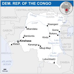 Location of Congo