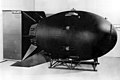 Image 2The first nuclear weapons were gravity bombs, such as this "Fat Man" weapon dropped on Nagasaki, Japan. They were large and could only be delivered by heavy bomber aircraft (from Nuclear weapon)