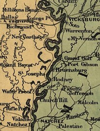 1862 map showing "Bruensburg"