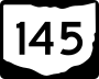 State Route 145 marker