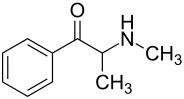 Strukturformel von Methcathinon