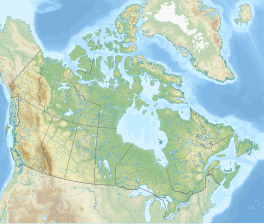 Map showing the location of Saskatchewan Glacier