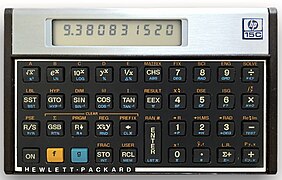 Calculatrice scientifique programmable HP-15C à notation polonaise inverse, 1982.