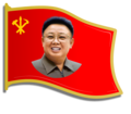 Thumbnail for File:Kim Jong Il 2010's Flag Badge.png