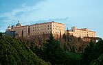 A monastery on the top of a hill