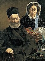 Огюст та Ежен Мане, батьки художника, 1861