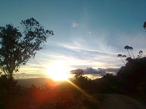 Sunset in Viracachá