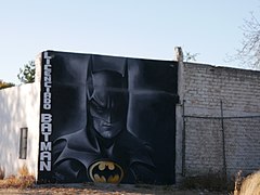 Cartel del Licenciado Batman en la Av. Adolfo Ruiz Cortines 02.jpg