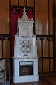 Gothic Revival stove in the Nuremberg Transport Museum (Nuremberg, Germany)