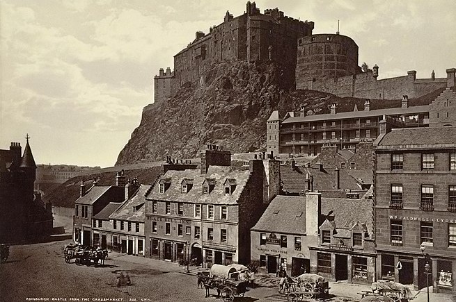 26. Edinburgh Castle from the Grassmarket