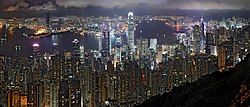 Blick auf Hong Kong vom Victoria Peak