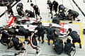 Boxenstopp in der Formel 1 von McLaren beim Malaysia GP 2006