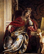 لوحة للرسام Veronese The Vision of St. Helen, 166 x 134 cm