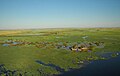 a Village in the caprivi flood plain/ein Dorf im Überschmemmungsgebiet des Zambesi