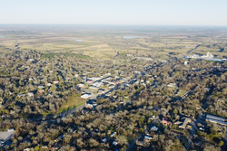 Aerial view of Uniontown, Alabama