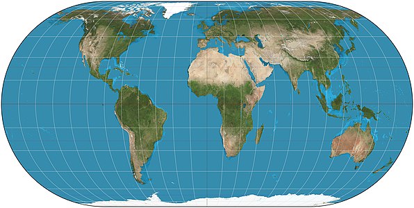 Eckert IV projection, by Strebe