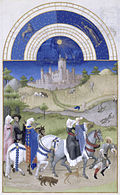 Château d'Étampes, propriété du duc de 1400 à 1411, Les Très Riches Heures du duc de Berry.