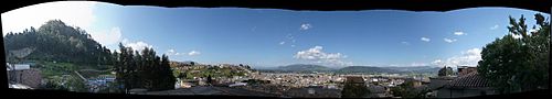 Panorama over Zipaquirá