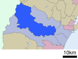 Location of Aoba-ku in Sendai