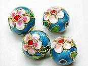 Modern cloisonné enamel beads