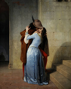 El petó (Pinacoteca de Brera, Milà, 1859)