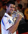 Image 3Novak Djokovic, the all-time record holder in men's singles. (from Australian Open)