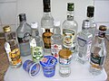Image 41Various bottles and containers of Russian vodka (from List of alcoholic drinks)
