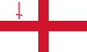 Flag of the City of London, England, United Kingdom
