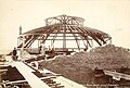 Iron workers constructing Senate Chamber dome, 1900.